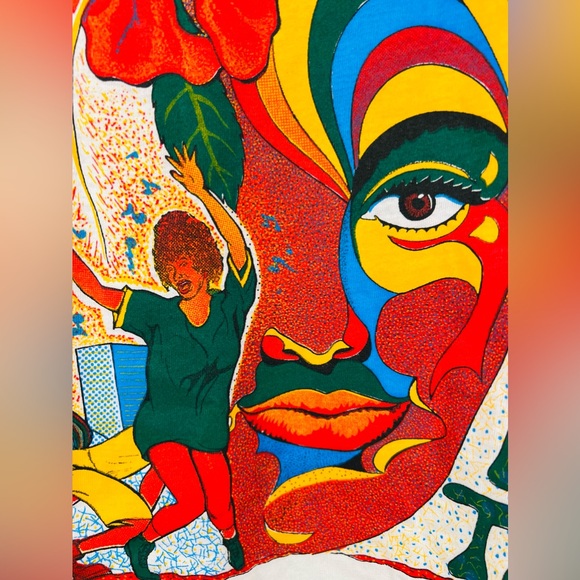 VTG Caribbean Music Festival Toronto Canada Cultures Ashley Artwork T Shirt Sz M - Picture 12 of 14